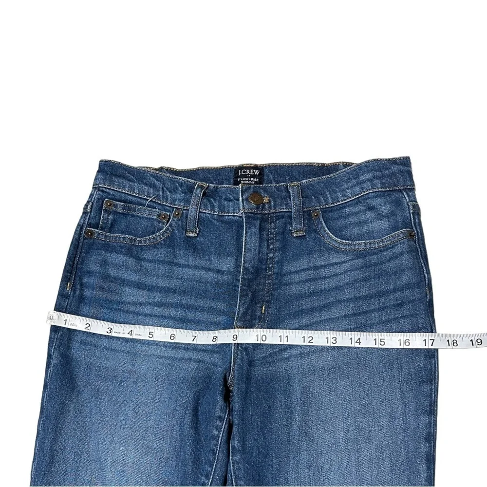 J Crew 9” High Rise Skinny‎ Jeans Size 27